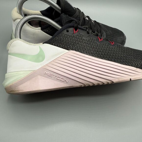 Nike Metcon 5 Womens Black Athletic Running CrossFit Shoes Sneakers Size 8 - Picture 2 of 14